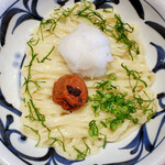 讃岐うどん みやの家 - 梅おろしぶっかけ