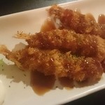 俺流居酒屋　絆 - エビフライ\500(3本)