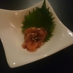 俺流居酒屋　絆 - お通し(塩辛)