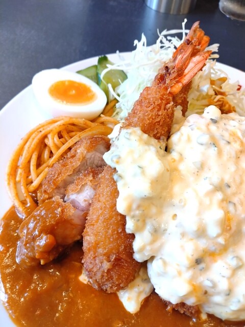 6/15開店、新長田駅北東トルコライス店〜ミックストルコ〜豚かつ歯応え
