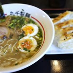 丸千製麺 - とと味・豚叉焼＋Ａセット 940円=15年4月
