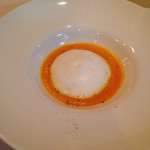 ビストロ・ル・ネコクマヤ - 金時人参とメレンゲのスープ^_^