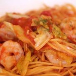 ひだまりカフェ - ひだまりランチ(大人の海老トマトクリームパスタ)