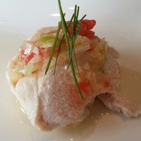 天厨菜館 新宿高島屋タイムズスクエア店 - これが一番だった。前菜「鶏のトマトとネギのソース」