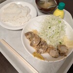 禄明軒 - ホタテバター焼定食