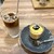 BIO-RAL - ドリンク写真:『店内手作りプリン』と『アイスカフェラテ』のドリンクセット