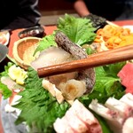 柳井 - 真つぶ貝はコリコリ食感と濃厚な旨味が楽しめます
