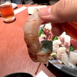 柳井 - 鮮度抜群で甘みと弾力が素晴らしく、卵まで付いています