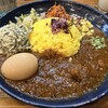 Whole Spice Curry Seiran - スパイシーチキンカレーZ定食1100円　味付玉子150円　春菊ポテトサラダ300円