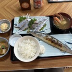 肴と定食みやこ - 【2026.6.20(土)】さんまづくし定食（刺身＋焼き魚＋ご飯＋味噌汁＋小鉢2品）2,150円