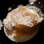 OTTO SETTE - 甘夏のデザート　マスカルポーネのムースと。