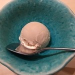 寿しの吉乃 - デザートの麦茶のアイス