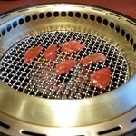 天壇  - 炭火です