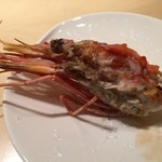 寿しの吉乃 - ぼたん海老のお頭焼