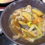ゆで太郎 - 料理写真:（2026/5月）肉茄子そば（温）
