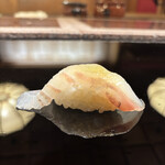 割烹 鮨 米八 - ひらめ