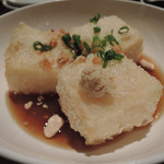 海辺のダイニング KISAMA - 手作りじーまーみー豆腐の揚げ出し　ズームアップ