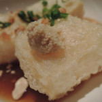 海辺のダイニング KISAMA - 手作りじーまーみー豆腐の揚げ出し　ズームアップ