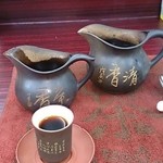 台湾茶屋 - プーアル茶！コップを追加すると＋200円！お得☆