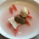 Steirereck - MALT & RHUBARB：Malt with Rhubarb, Elderflower & Coconut