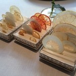 Steirereck - 柑橘系のドライフルーツ