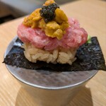 寿司トおでん にのや - 極みねぎとろ雲丹キャビア　６３８円