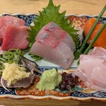 寿司トおでん にのや - お造り盛り合わせ２人前　１４９６円