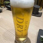 札幌駅北口酒場 めしと純米 - スーパードライ