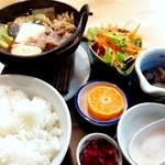 食事処 ときわ - 日替わり「牛鍋定食」５００円