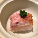 器楽亭 - のどぐろ蒸し寿司