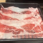 しゃぶ菜 - 料理写真:牛肉が2皿の牛しゃぶランチ(1,529円)