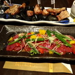 甘太郎 - 桜肉の和風カルパッチョ