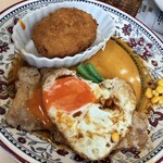 レストラン　味楽乃 - 料理写真:目玉焼きがハート♫