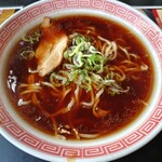 幸楽苑 - 料理写真:郡山ブラック素らーめん 餃子セット 500円