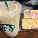 スターバックス・コーヒー - ドリンク写真:「ほうじ茶＆クラシックティーラテ アイス Venti」660円税込み♫、「クロックムッシュ」432円税込み♫