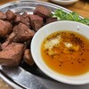 串屋横丁 - レバー1合  温かいうちに食べましょう