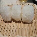 おこめ 天松堂 - 小結び三種食べ比べ