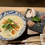 銀座 篝 - 特製鶏白湯Soba