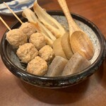 生ビール199円とおでん500円食べ放題 のれん - 