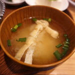食楽酒房 鶴の恩返し - お味噌汁