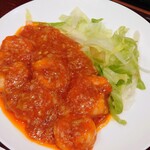 桃仙 - 料理写真:海老のチリソース煮　1,200円