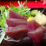 シ酉角刀牛 - かつお刺し♪
