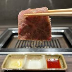 個室焼肉 琥珀 - 前沢牛 腕三角