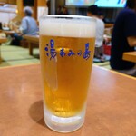 湯あみの島 和風カフェテリア - 長島地ビール(ピルスナー)　800円