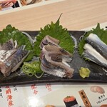 すし松 - 料理写真:光物三種盛り