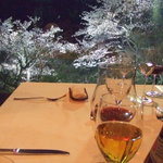 ル ポアン ドゥ ヴュ - 素敵なお庭のライトアップ＾＾