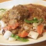 ナチュラルキッチン アリンコ - 自家製ハンバーグカレー860円 ライス大100円