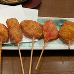 三陸の恵みを食す 石巻酒場 団欒 - 串カツ
