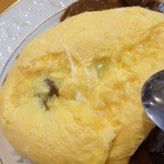 オムレツはとろとろだ