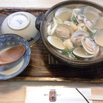 Kawaichi - 蛤うどん鍋（￥1100税抜）